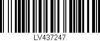 Código de barras (EAN, GTIN, SKU, ISBN): 'LV437247'