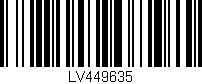 Código de barras (EAN, GTIN, SKU, ISBN): 'LV449635'