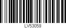 Código de barras (EAN, GTIN, SKU, ISBN): 'LV53059'