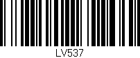 Código de barras (EAN, GTIN, SKU, ISBN): 'LV537'