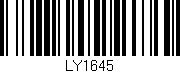 Código de barras (EAN, GTIN, SKU, ISBN): 'LY1645'
