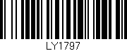 Código de barras (EAN, GTIN, SKU, ISBN): 'LY1797'