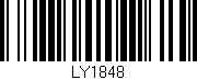 Código de barras (EAN, GTIN, SKU, ISBN): 'LY1848'
