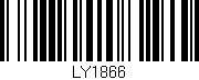 Código de barras (EAN, GTIN, SKU, ISBN): 'LY1866'