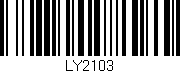 Código de barras (EAN, GTIN, SKU, ISBN): 'LY2103'