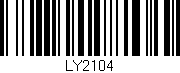 Código de barras (EAN, GTIN, SKU, ISBN): 'LY2104'