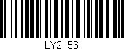 Código de barras (EAN, GTIN, SKU, ISBN): 'LY2156'