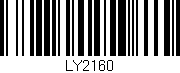 Código de barras (EAN, GTIN, SKU, ISBN): 'LY2160'