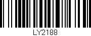 Código de barras (EAN, GTIN, SKU, ISBN): 'LY2188'
