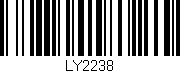 Código de barras (EAN, GTIN, SKU, ISBN): 'LY2238'