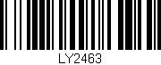 Código de barras (EAN, GTIN, SKU, ISBN): 'LY2463'