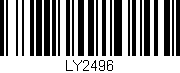 Código de barras (EAN, GTIN, SKU, ISBN): 'LY2496'