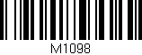 Código de barras (EAN, GTIN, SKU, ISBN): 'M1098'