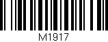 Código de barras (EAN, GTIN, SKU, ISBN): 'M1917'