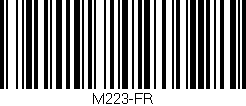 Código de barras (EAN, GTIN, SKU, ISBN): 'M223-FR'