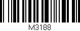 Código de barras (EAN, GTIN, SKU, ISBN): 'M3188'