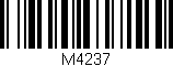 Código de barras (EAN, GTIN, SKU, ISBN): 'M4237'
