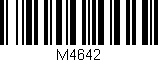 Código de barras (EAN, GTIN, SKU, ISBN): 'M4642'