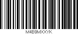 Código de barras (EAN, GTIN, SKU, ISBN): 'M4B9MXXYK'