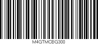 Código de barras (EAN, GTIN, SKU, ISBN): 'M4GTMCBG300'