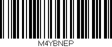 Código de barras (EAN, GTIN, SKU, ISBN): 'M4YBNEP'