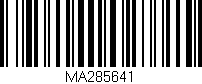 Código de barras (EAN, GTIN, SKU, ISBN): 'MA285641'