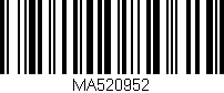 Código de barras (EAN, GTIN, SKU, ISBN): 'MA520952'