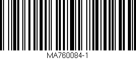 Código de barras (EAN, GTIN, SKU, ISBN): 'MA760084-1'