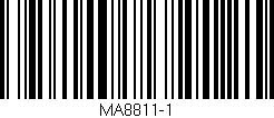 Código de barras (EAN, GTIN, SKU, ISBN): 'MA8811-1'