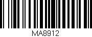 Código de barras (EAN, GTIN, SKU, ISBN): 'MA8912'