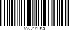 Código de barras (EAN, GTIN, SKU, ISBN): 'MACNN1Kg'