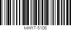 Código de barras (EAN, GTIN, SKU, ISBN): 'MART-5106'
