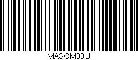 Código de barras (EAN, GTIN, SKU, ISBN): 'MASCM00U'