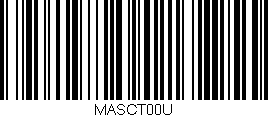 Código de barras (EAN, GTIN, SKU, ISBN): 'MASCT00U'