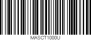 Código de barras (EAN, GTIN, SKU, ISBN): 'MASCT1000U'