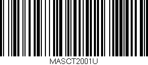Código de barras (EAN, GTIN, SKU, ISBN): 'MASCT2001U'