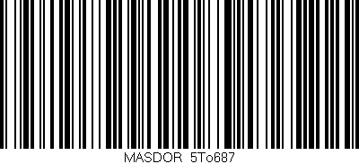Código de barras (EAN, GTIN, SKU, ISBN): 'MASDOR_5To687'