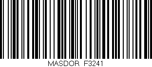 Código de barras (EAN, GTIN, SKU, ISBN): 'MASDOR_F3241'