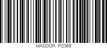 Código de barras (EAN, GTIN, SKU, ISBN): 'MASDOR_Fl2369'