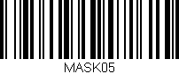 Código de barras (EAN, GTIN, SKU, ISBN): 'MASK05'