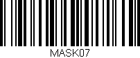 Código de barras (EAN, GTIN, SKU, ISBN): 'MASK07'