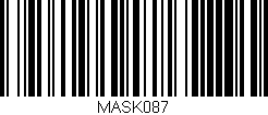 Código de barras (EAN, GTIN, SKU, ISBN): 'MASK087'
