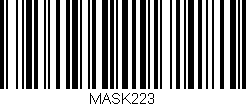 Código de barras (EAN, GTIN, SKU, ISBN): 'MASK223'