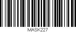 Código de barras (EAN, GTIN, SKU, ISBN): 'MASK227'