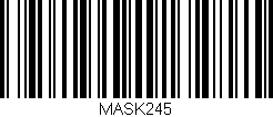 Código de barras (EAN, GTIN, SKU, ISBN): 'MASK245'
