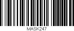 Código de barras (EAN, GTIN, SKU, ISBN): 'MASK247'
