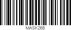 Código de barras (EAN, GTIN, SKU, ISBN): 'MASK268'