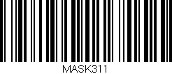 Código de barras (EAN, GTIN, SKU, ISBN): 'MASK311'