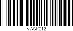Código de barras (EAN, GTIN, SKU, ISBN): 'MASK312'