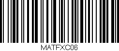 Código de barras (EAN, GTIN, SKU, ISBN): 'MATFXC06'